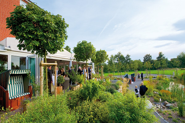 Feiern im Garten vom Hotel & Restaurant Fricke