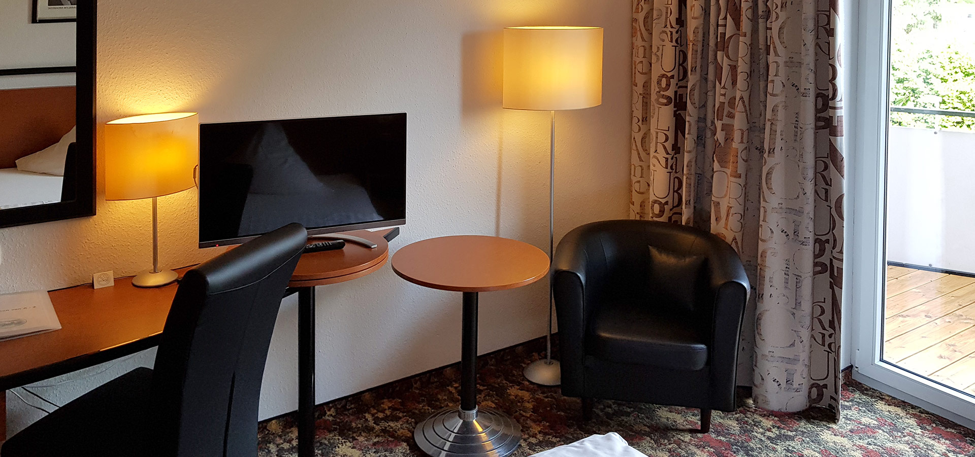 Gästezimmer-Ausstattung im Hotel & Restaurant Fricke