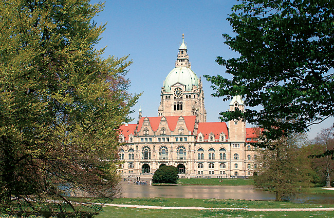 Das neue Rathaus von Hannover, Foto: HDG