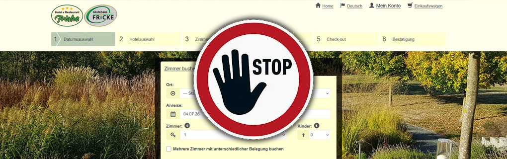 Keine Buchung